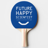 Funny Future Happy Scientist ... Tischtennis Schläger (Rückseite)