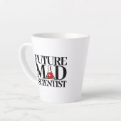 Funny Future Mad Scientists mit Chemie Beaker Milchtasse (Linke Ecke)