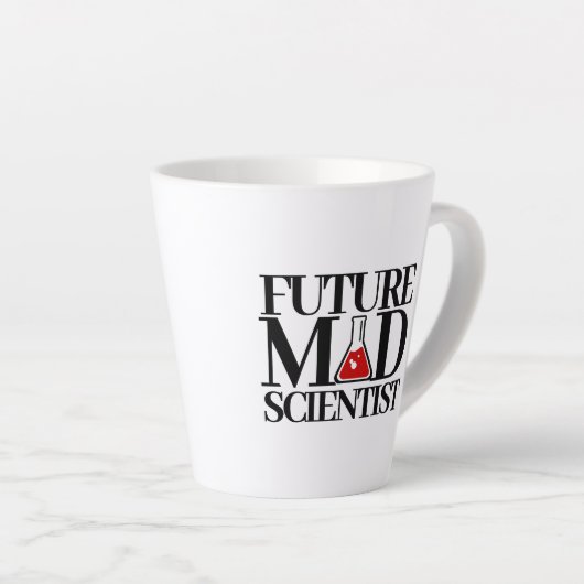 Funny Future Mad Scientists mit Chemie Beaker Milchtasse (Rechte Ecke)