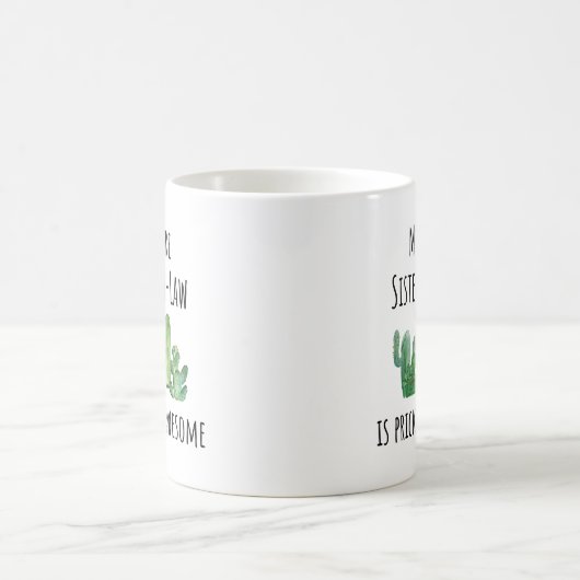 Funny Future Neue Schwester Jura Geschenk Tasse (Mittel)