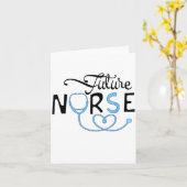 Funny Future Nurse Nursing School Student Nurse In Karte (Gelbe Blume)