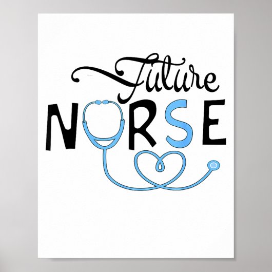 Funny Future Nurse Nursing School Student Nurse In Poster (Vorne)