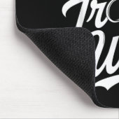 Funny Future Trophy Wife Engagement Bride Sarcasti Mousepad (Ecke)