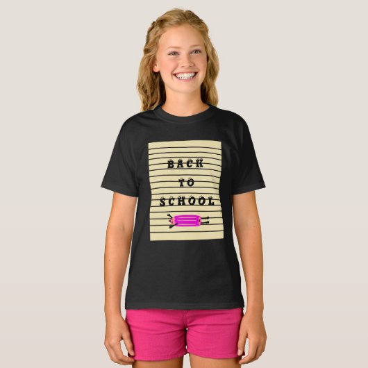 Funny Fying Bleistift T-Shirt (Vorne ganz)