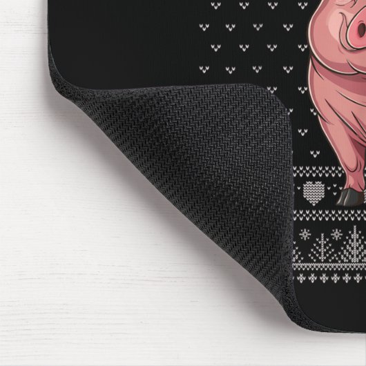 Funny G Ugly Christmas Sweater Santa Xmas Pjs Mousepad (Ecke)