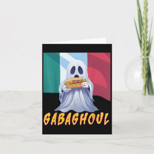 Funny Gabaghoul Gabagool Italienisches amerikanisc Karte