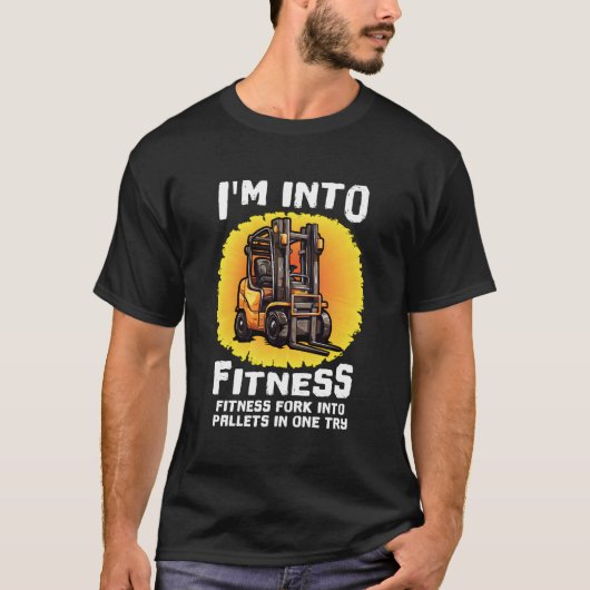 Funny Gabelstapler zertifiziert I'm In Fitness Gab T-Shirt (Vorderseite)