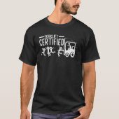Funny Gabelstapler-zertifiziert T-Shirt (Vorderseite)