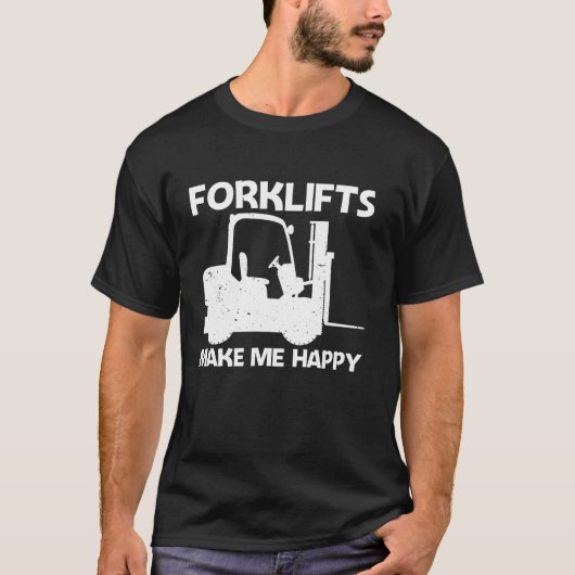 Funny Gabelstaplerdesign für Männer - Gabelstapler T-Shirt (Vorderseite)