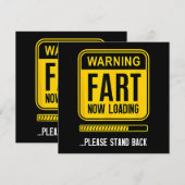 Funny Gag Einladung (Vorne/Hinten)