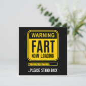 Funny Gag Einladung (Stehend Vorderseite)