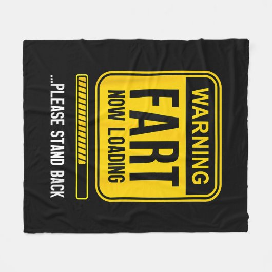 Funny Gag Fleecedecke (Vorderseite (Horizontal))