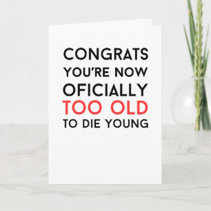 Funny gag Geschenk sarkastisch rude Faltkarte Karte