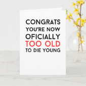 Funny gag Geschenk sarkastisch rude Faltkarte Karte (Gelbe Blume)