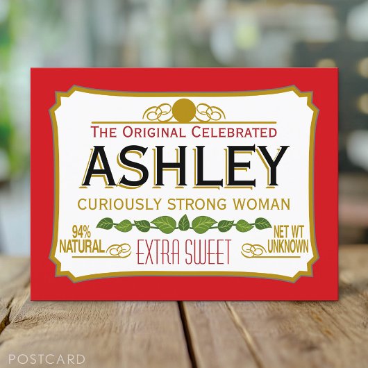 Funny Gag Geschenk zum Geburtstag Postkarte