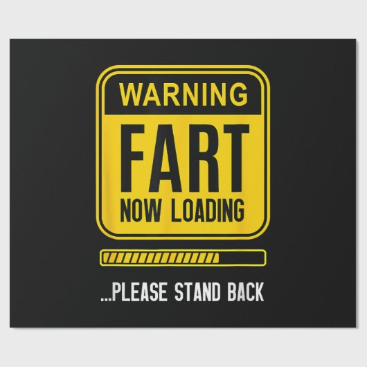 Funny Gag Geschenkpapier (Flach)