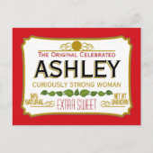 Funny Gag Gift for birthday party Postkarte (Vorderseite)