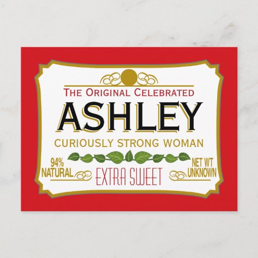 Funny Gag Gift for birthday party Postkarte (Vorderseite)