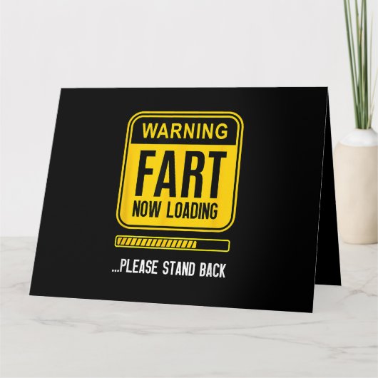 Funny Gag Karte (Vorderseite)