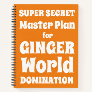 Funny Gag Notebook für Gingers Redheads Notizblock