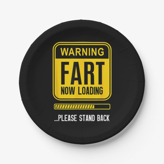 Funny Gag Pappteller (Vorderseite)