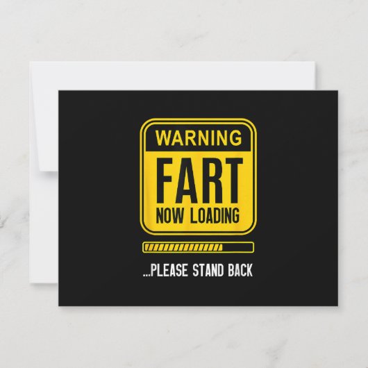 Funny Gag RSVP Karte (Vorderseite)