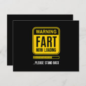 Funny Gag RSVP Karte (Vorne/Hinten)