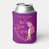 Funny Galah Cockatiel Dosenkühler (Kanne Rückseite)