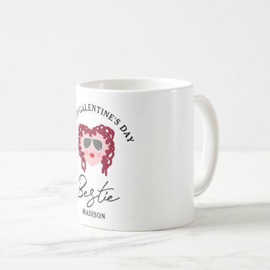 Funny Galentine Girl Freundschaft Herzlich Willkom Kaffeetasse (VorderseiteRechts)