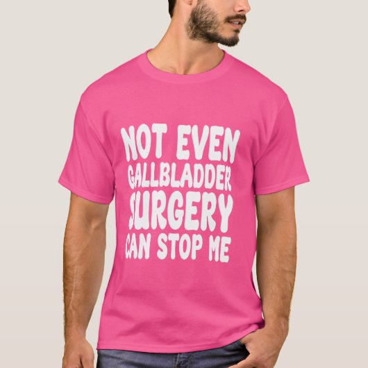 Funny Gallblase Operation, Gallblase Operation R T-Shirt (Vorderseite)