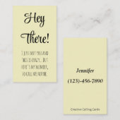 Funny Gals Hier ist meine Nummer, die mich viellei Telefonnummerkarte (Vorne/Hinten)