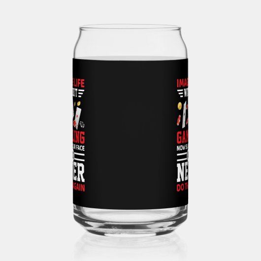 Funny Gambling Word Art Dosenglas (Links)