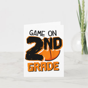 Funny Game auf der zweiten Stufe Sketch ersten Tag Karte