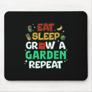 Funny Game Eat Sleep Groove Ein Garten Wiederholun Mousepad