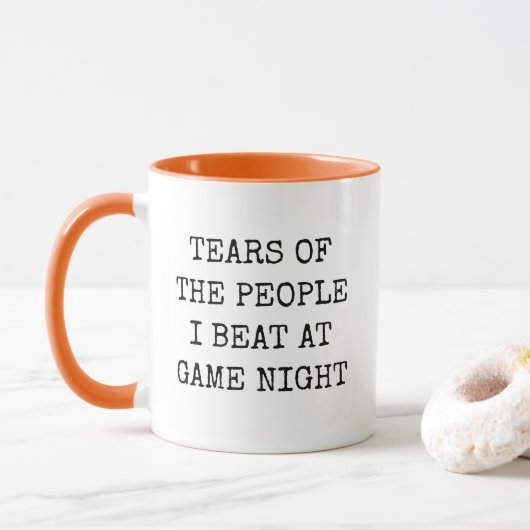 Funny Game Night Winner Tasse (Mit Donut)