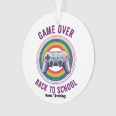 Funny Game Over Controller Teacher KIds Level Up Ornament (Vorderseite)