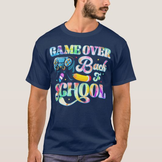 Funny Game Overeacher Video Game Backboy T-Shirt (Vorderseite)