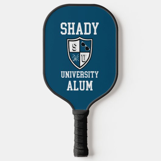 Funny game Shady University Alum grad alma mate Pickleball Schläger (Vorderseite)