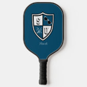 Funny game Shady University Alum grad alma mate Pickleball Schläger (Rückseite)