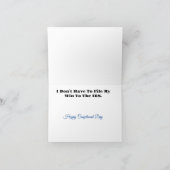 Funny Game Show Sieger Steuern Kompliment Karte (Innenseite)