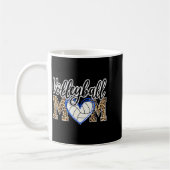 Funny Game Women Volleyball Leopard Ball Mom Mothe Kaffeetasse (Links)