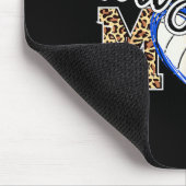 Funny Game Women Volleyball Leopard Ball Mom Mothe Mousepad (Ecke)