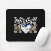 Funny Game Women Volleyball Leopard Ball Mom Mothe Mousepad (Mit Mouse)