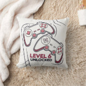 Funny Gamer 6th birthday Gift, Level 6th Unlocked Kissen (Decke)