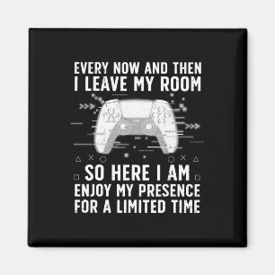 Funny Gamer Art for Men Women Gaming Gamer Video Magnet