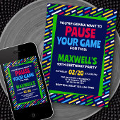 Funny Gamer Birthday Einladung