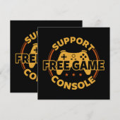 Funny Gamer Console Protest Gaming (Vorne/Hinten)