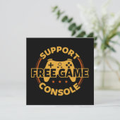 Funny Gamer Console Protest Gaming (Stehend Vorderseite)