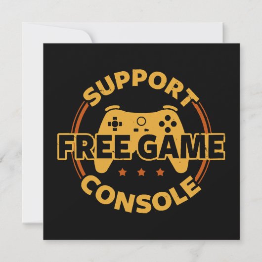 Funny Gamer Console Protest Gaming (Vorderseite)