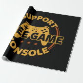 Funny Gamer Console Protest Gaming Geschenkpapier (Ungerollt)
